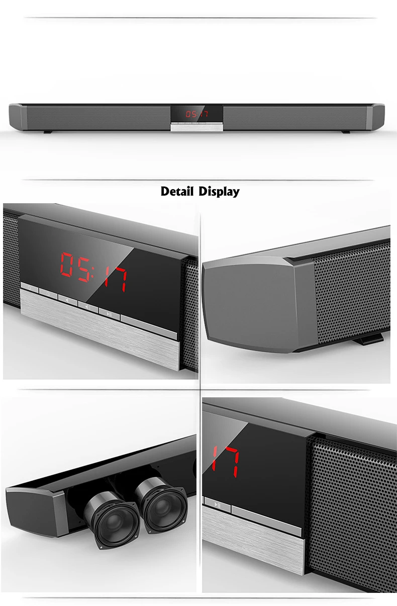 Soundbar TV Bluetooth Speaker Home Theater Sound