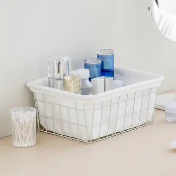 

Youpin Jordan&Judy Desktop Storage Box Storage Basket Iron Cosmetics Storage Basket