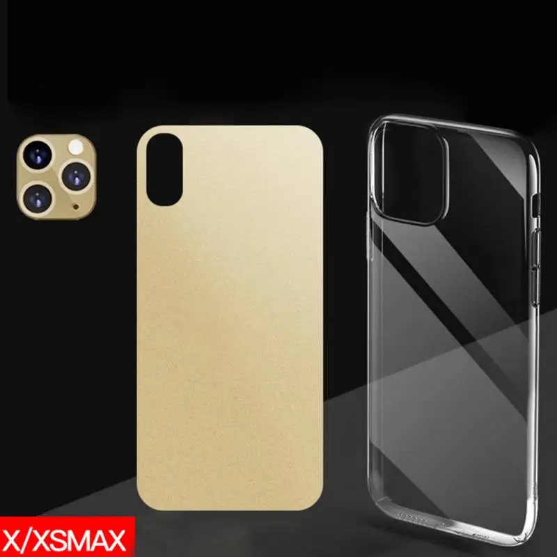 Для iPhone X XS MAX вторая Замена для iPhone 11 алюминиевый сплав камера объектив Кольцо телефон задняя пленка чехол Комплект для iPhone X/XS