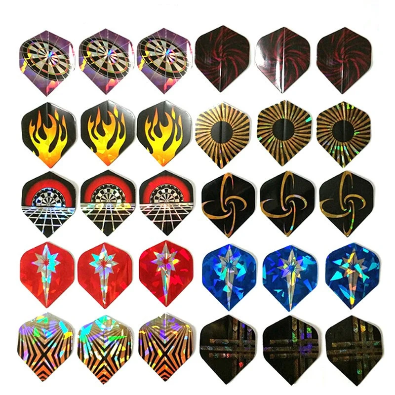 Professional Darts Dart-Accessories Dart-Flights-Set 30PCS Multiple-Styles Colorful Newly