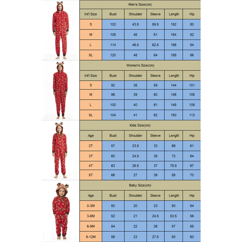 Рождественский семейный костюм; рождественские пижамы для взрослых и детей; пижамный комплект с капюшоном; комбинезон с принтом оленя; повседневная одежда; одежда для сна; подарки