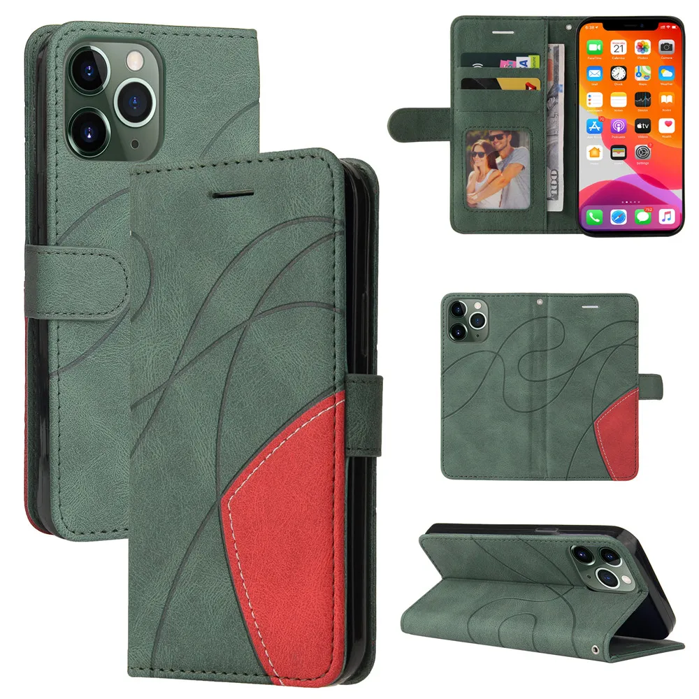 Leather Flip Cover iPhone Case