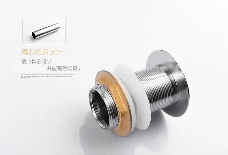 Hideep Copper Drainer fan gai kuan with Overflow Port Water Tank Drainer Manufacturers Direct Selling