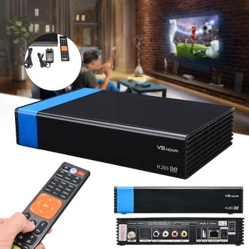 

Mayitr 1 Set GTME-DIA V8 NOVA DVB-S2 WiFi Set-top Box 4K HD 1080P Satellite TV Signal Receivers for Youtube TV IPTV