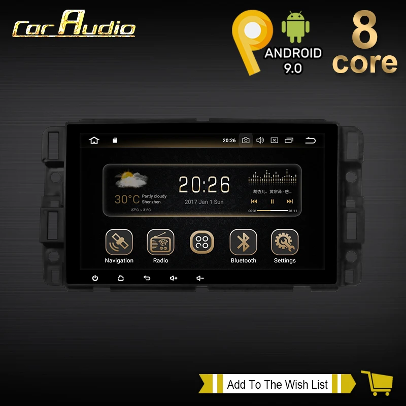 Автомобильный мультимедийный плеер Android 9,0 8 ядерный 4G ram автомобильный DVD gps плеер для GMC Chevrolet Chevy Yukon Sierra Tahoe Acadia Suburban