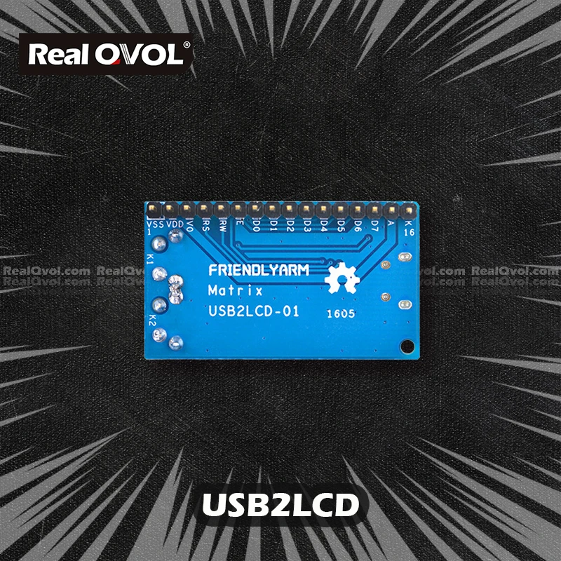 usb port 1602 lcd module for pi lcd2usb free sample