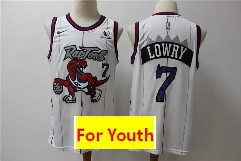 9 new Free shiping Youth Toronto#7 Kyle Lowry#23 Fred VanVleet#43 Pascal Siakam Kids baskeball jerseys - Цвет: 9