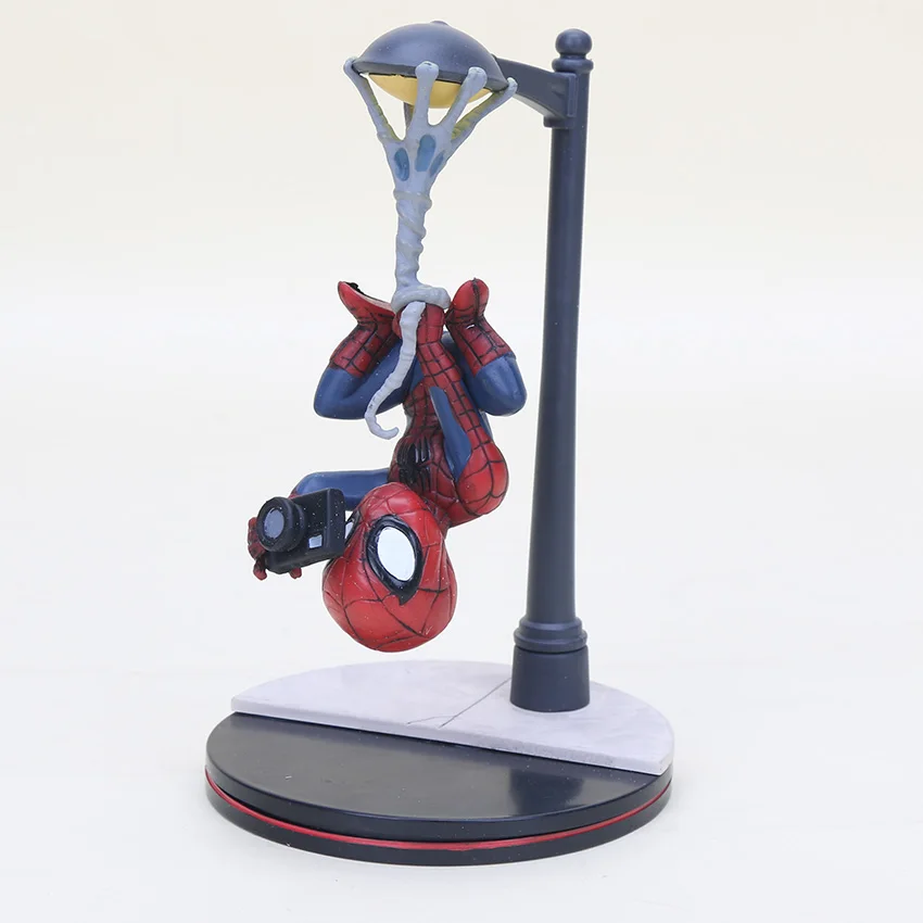 14 см игрушки Marvel супергерой Человек паук ПВХ Фигурка Человека паука висит с