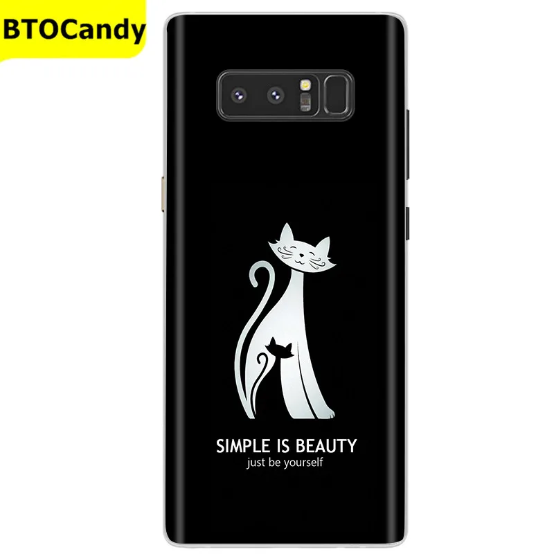 For Samsung Galaxy Note 8 Case N950F N950 Soft Tpu Silicone Case For Samsung Galaxy Note 8 Note8 Back Phone Cases Coque Fundas mous wallet Cases & Covers