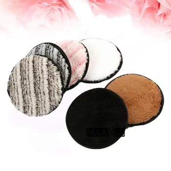 

12cm Facial Cleansing Makeup Pad Lazy Person Discharge Makeup Sponge Pad (6Pcs/Package, White + Black + Brown + Black White + Of