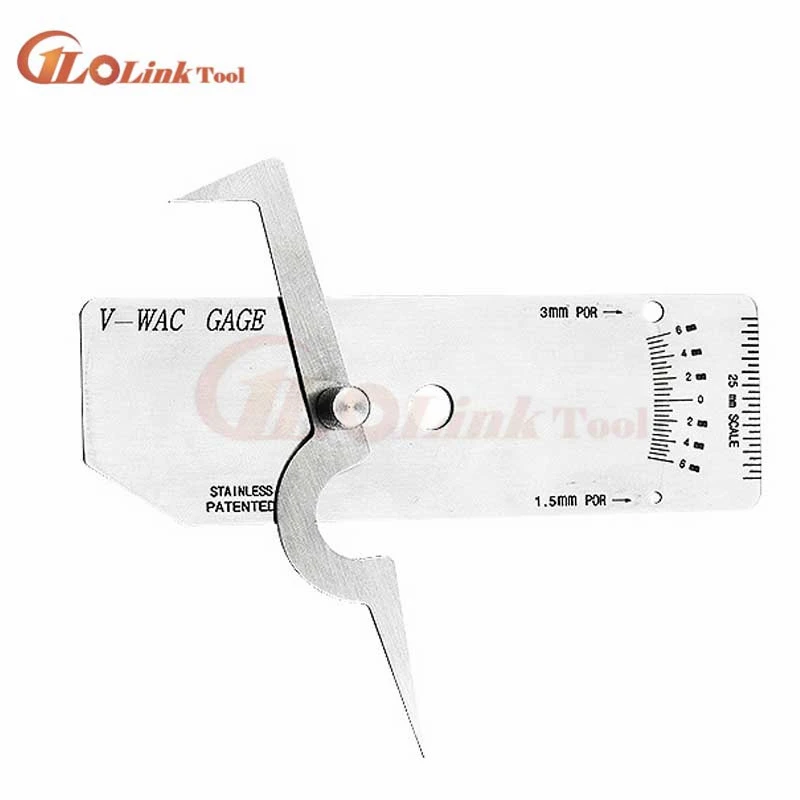 Gauges VWAC Welding Gauge gage weld Biting Edge undercut inspection gage Metric mm Reading