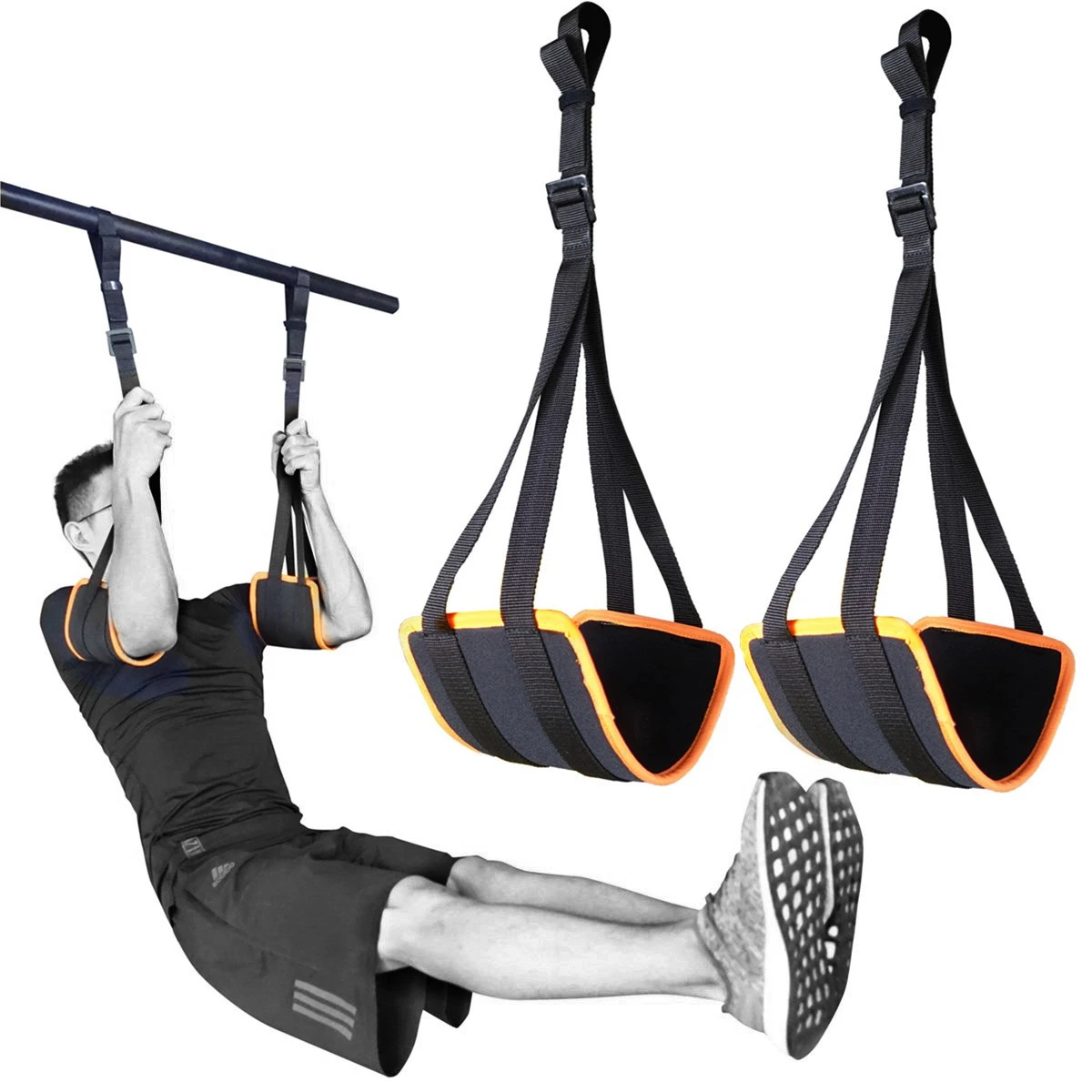 PullUp Bars Slings Bar Training Weight Ab Hanging Straps Sling