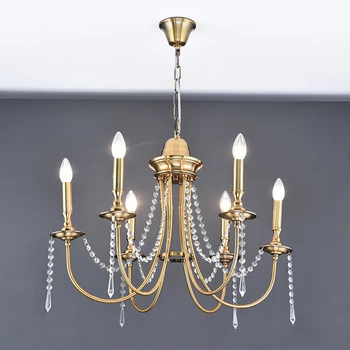 

Nordic Luxury Gold Chandelier Lighting Modern Iron Crystal Led Chandeliers Living Room Kitchen Home Decor Loft Light Fixtures