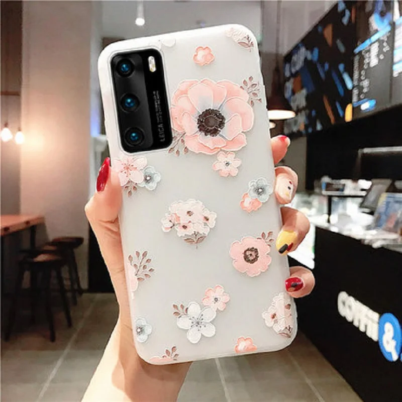 3D Рельефный цветочный чехол для Samsung Galaxy A51 A71 милый мультяшный Мягкий силиконовый