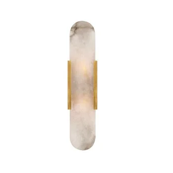 

Marble LED Wall lamp 90-260V Living room Corridor Wall Hotel Room Bathroom Wall lights Golden Metal Atmosphere Lighting WF1016