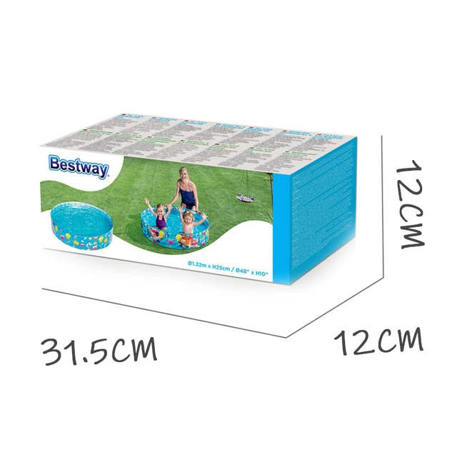 Children Swimming Pool Bathing Tub Summer Outdoor Lawn Garden Round Swimming Pool Water Game For Children Ocean Ball Pool Toys 6