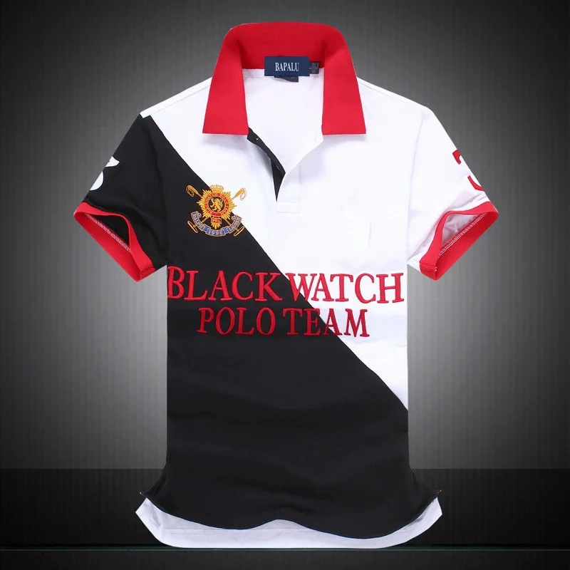 2020 поло с большой лошадью Korte mouw Polo Kleding Camisa Masculina ralp Merk ontwerp повседневная