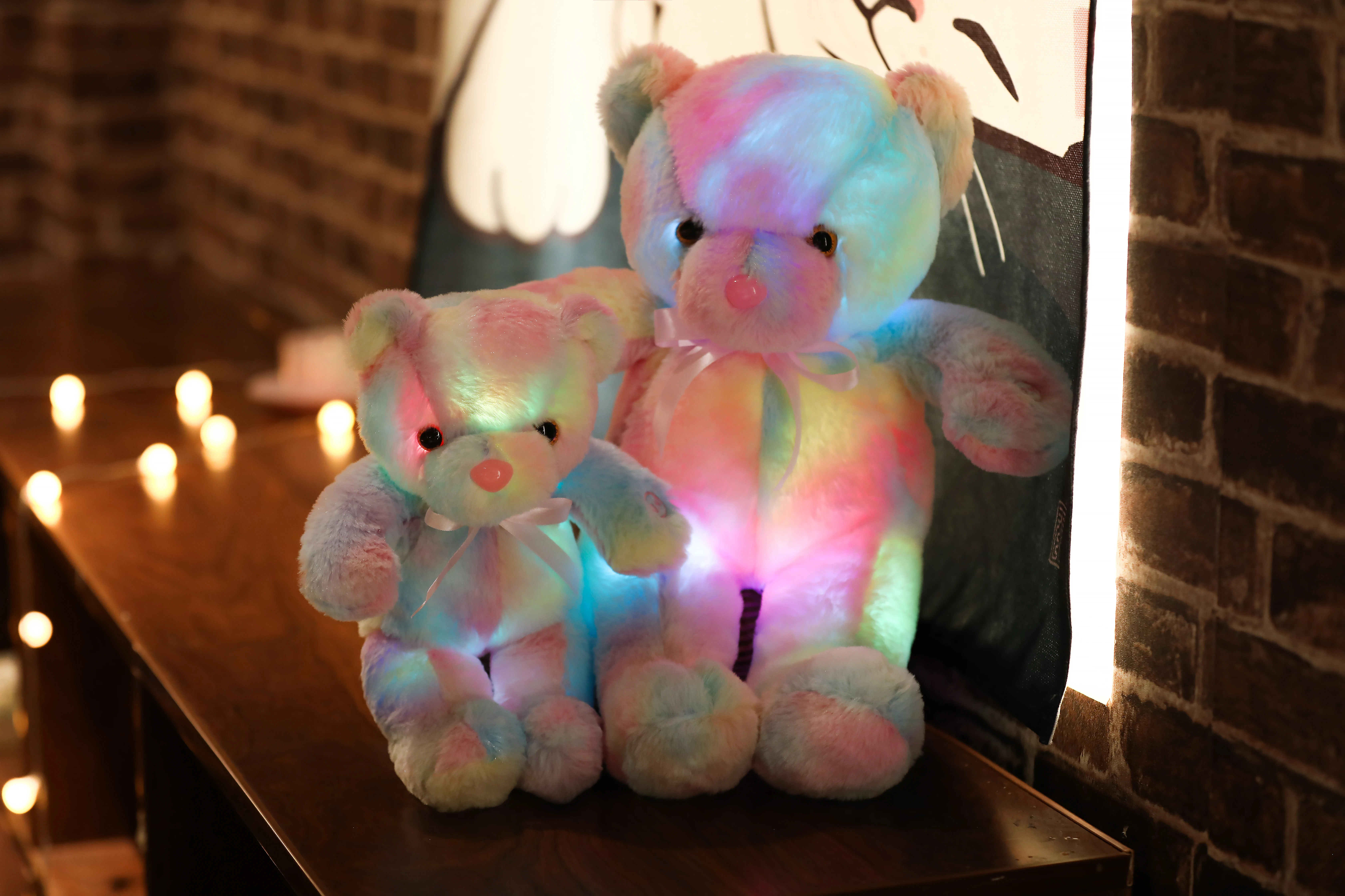 light up glow bear