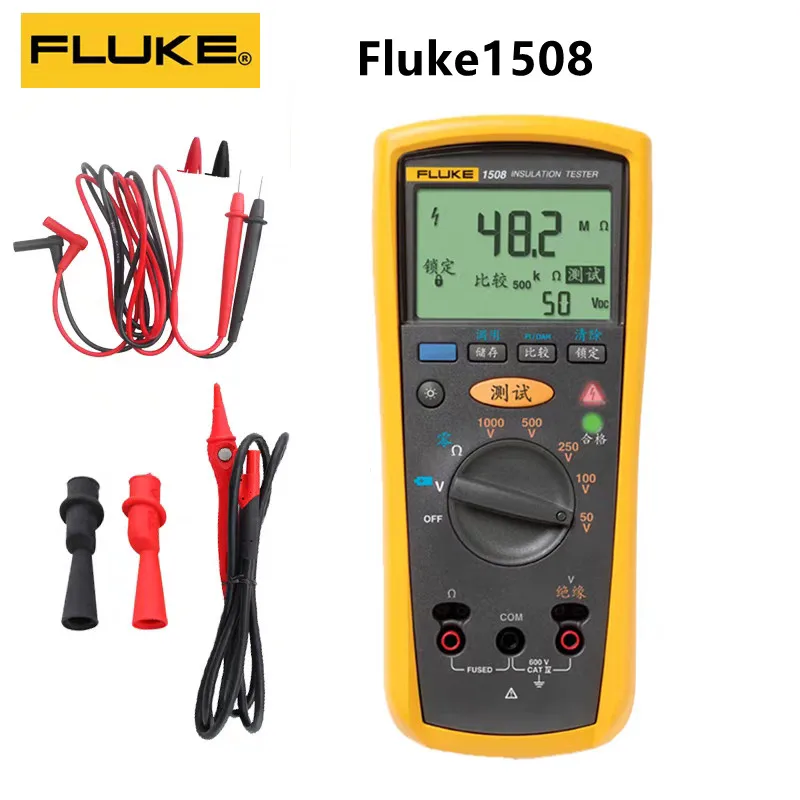 Fluke 1508 Insulation Resistance Tester Multimeter Digital Megohmmeter