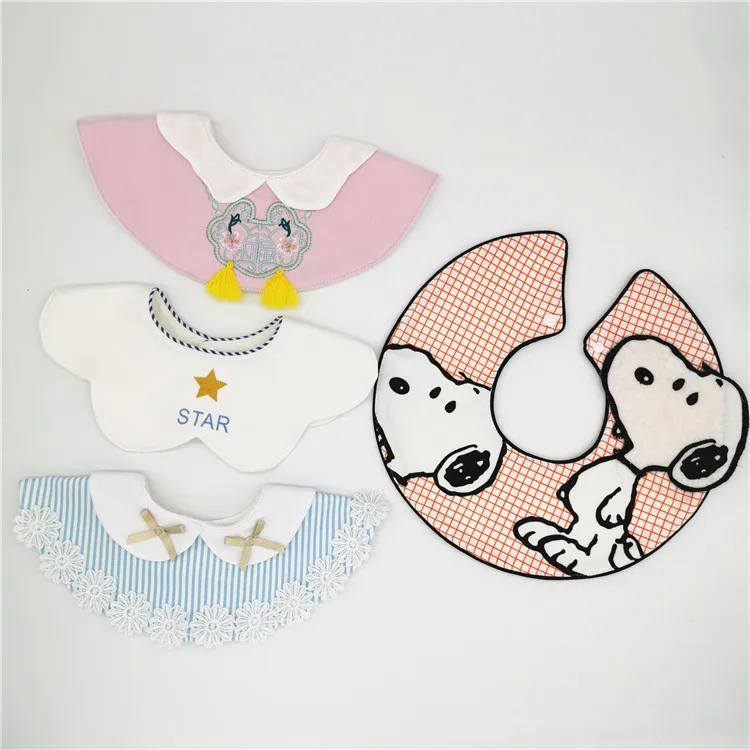 

ins bibs Korean version of the new children's bibs baby bibs cotton bibs Japanese style lace bib