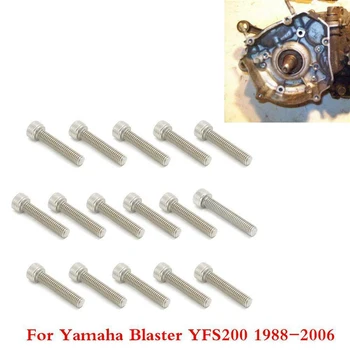 

17 Piece Clutch Stator Guard Engine Cover Stainless Allen Head Bolts screw Nuts For Yamaha Blaster YFS200 YFS 200 1988 - 2006