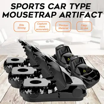 

1pcs Mousetrap Bait Snap Spring Rodent Catcher Pest Control Reusable Plastic Rat Catching Mice Mouse Traps Garden Kitchen