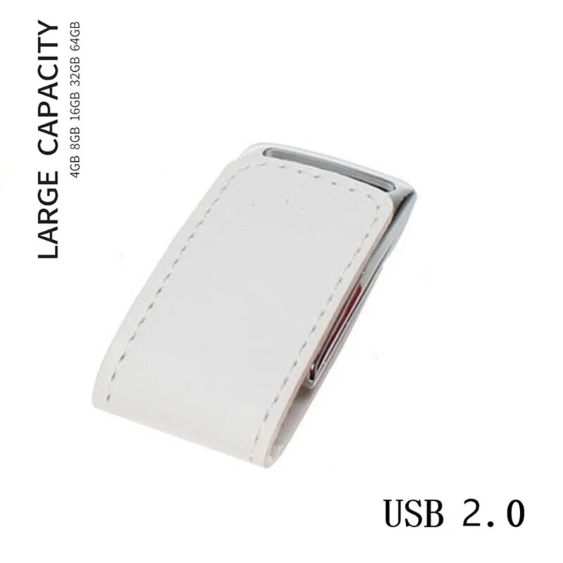 USB флеш-накопитель 64Гб в металлическом корпусе кожаный диск на Key Memory Stick 128 ГБ Usb 2,0 4 ГБ 8 ГБ оперативной памяти, 16 Гб встроенной памяти, флэш-накопитель 32GB креативный подарок изготовленным на заказ логосом