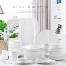 

Heads jingdezhen ceramics Dinnerware Dinner Tableware Bone China Dishes Set