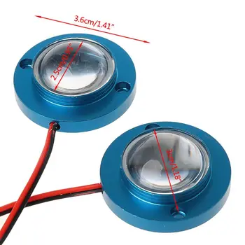 

2 Pcs/Set Car Motorcycle High Power LED Decorative Strobe Flash Brake Tail Light E7CA