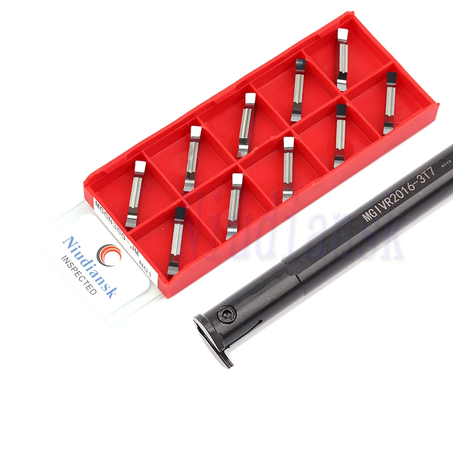 

1pc MGIVR2016 MGIVL Straight Shank Grooving Tool Holder 10pcs Carbide Inserts MGGN150 MGGN200 MGGN250 MGGN300 MGGN400 Lathe Set