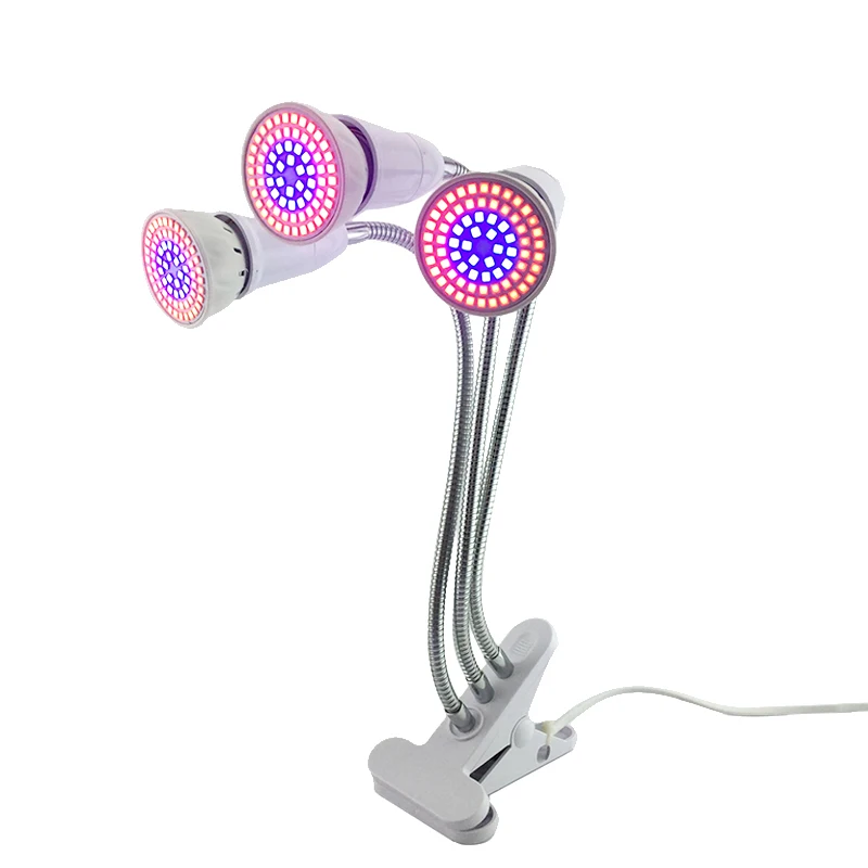 Description Picture 5 of itemBulb 3 Head Lamps Cultivo  Plant Grow Light red blue light For Hydro Growth Lamp Growbox LED Indoor Greenhouse Fitolampy