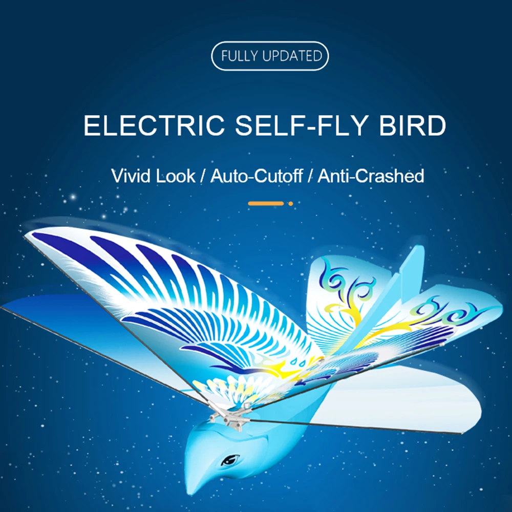 Ручная метательная электрическая птица, LX-128, бросок, птица, Открытый Запуск, планер, птица, 27 см, умные игрушки, самолетающая птица, светодиодный светильник