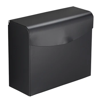 

Kitchen Hotel Towel Home Wall Mounted Tissue Box Storage Modern Space Aluminum Container Bathroom Dispenser Accessories Holder