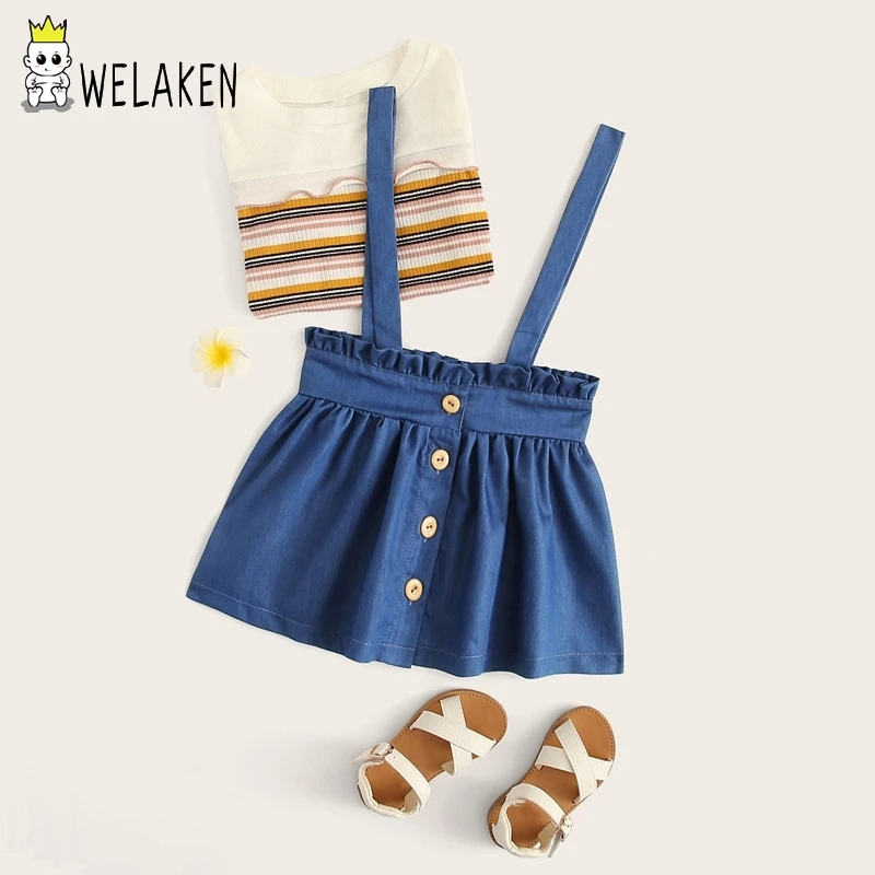 Welaken/Одежда для маленьких девочек vestidos Детские платья для девочек детская модная праздничный костюм принцессы летнее платье