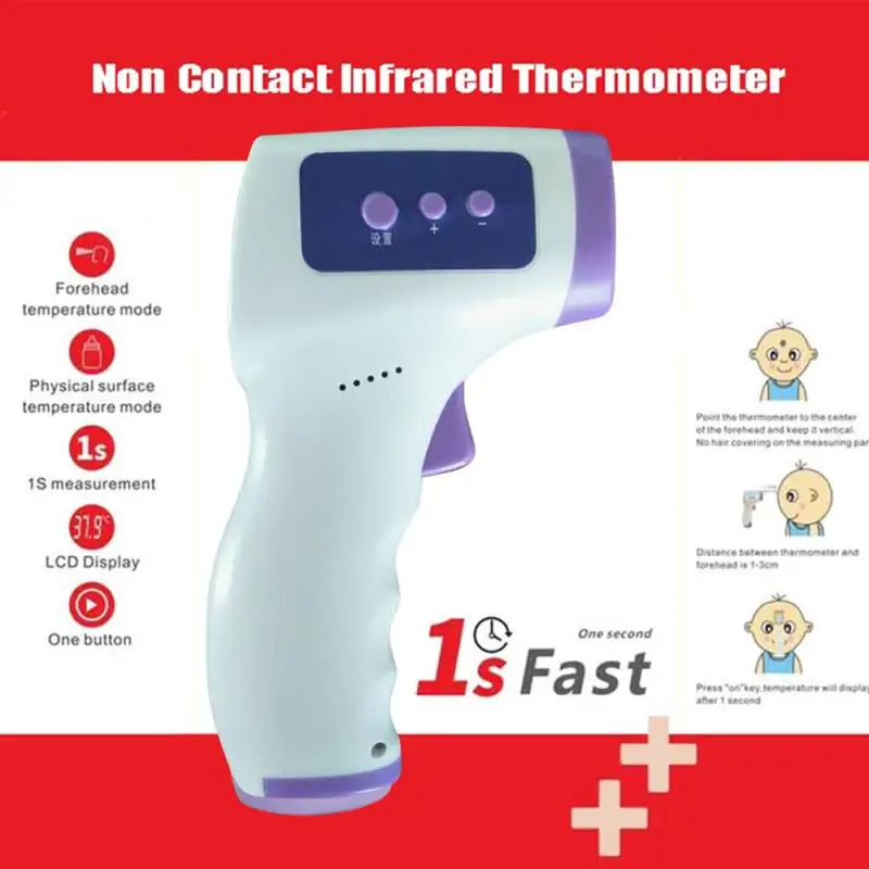 

Baby Adult Forehead gun IR Infrared Thermometer Thermal Imager Handheld Laser Digital Electronic Hygrometer Thermometer In stock