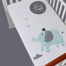 Новорожденная кроватка простыня мультфильм ребенок наматрасник Bebe постельные принадлежности эластичный покрывало чехол