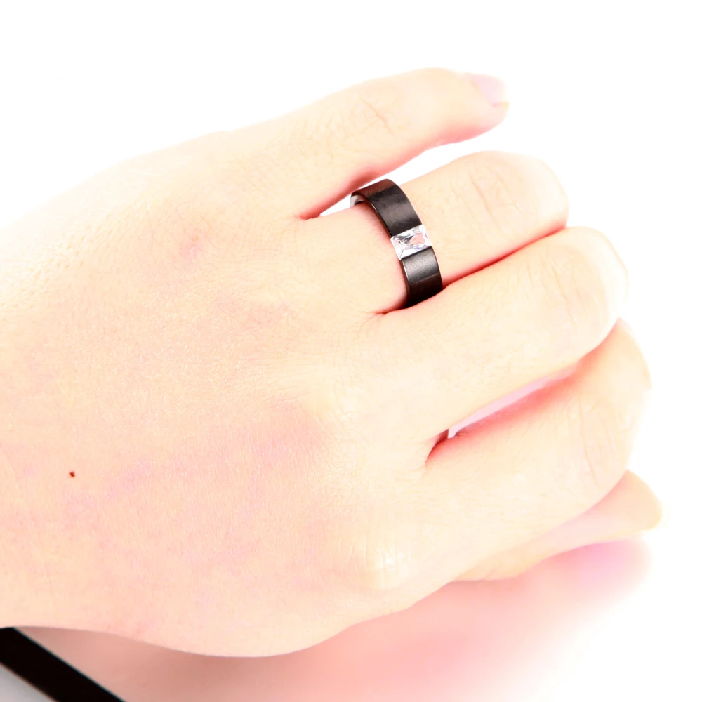 Модное ювелирное изделие с кристаллами циркония двухцветное кольцо покрытием