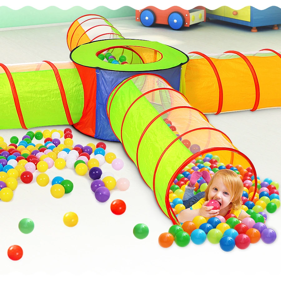 Iglo Koepel Tent Tunnel Voor Kinderen Droog Met Ballen Grote Tent Kids Play Tent Speelgoed Voor Jongens baby Speeltuin|Speelgoed tenten| - AliExpress