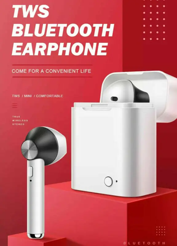 PYMH Waterproof TWS Wireless In Ear Stereo Bluetooth 4 2 Earphone Headset Sport Touch Control Headphone Earbud