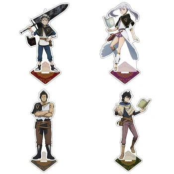 

Black Clover Asta 5 Leaf magic acrylic stand figure model double-side plate holder topper anime japanese