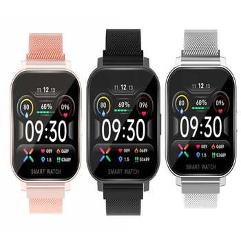 

1.54Inch Touch Screen MT28 SportSmart Watch Body Temperature Measure Fitness Tracker Heart Rate Pressure Oxygen PK S20 L20Xiaomi