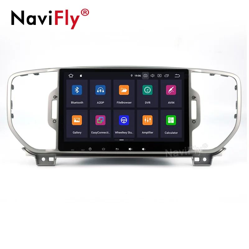 Sale android9.0 Quad Core car dvd MUltimedia player for KIA sportage 2016 2017 KX5 gps navigation 1 din car stereo head unit 2