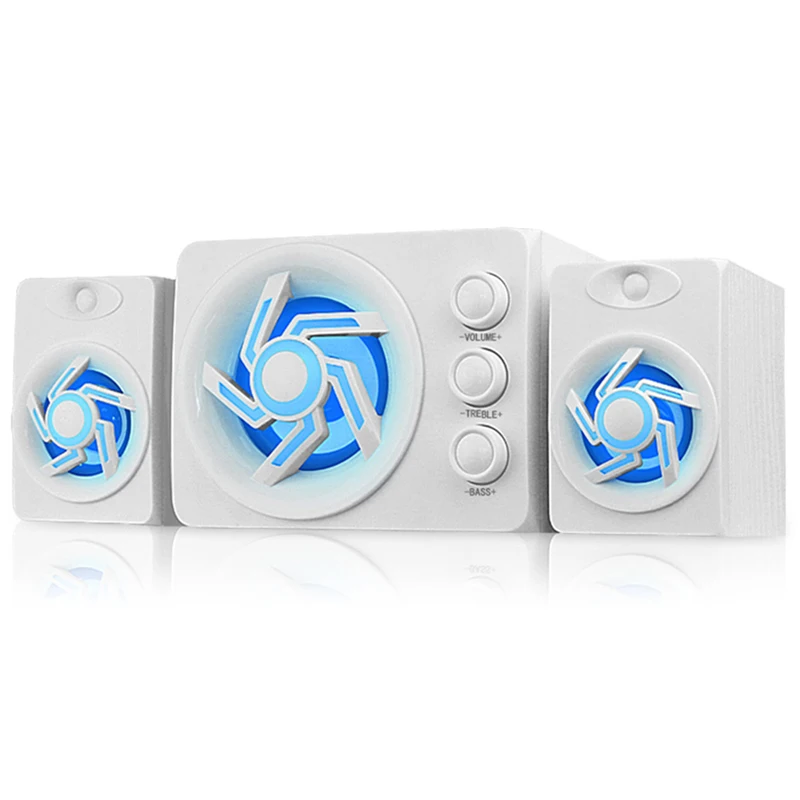 Audio Speaker With Colorful LED Light Desktop