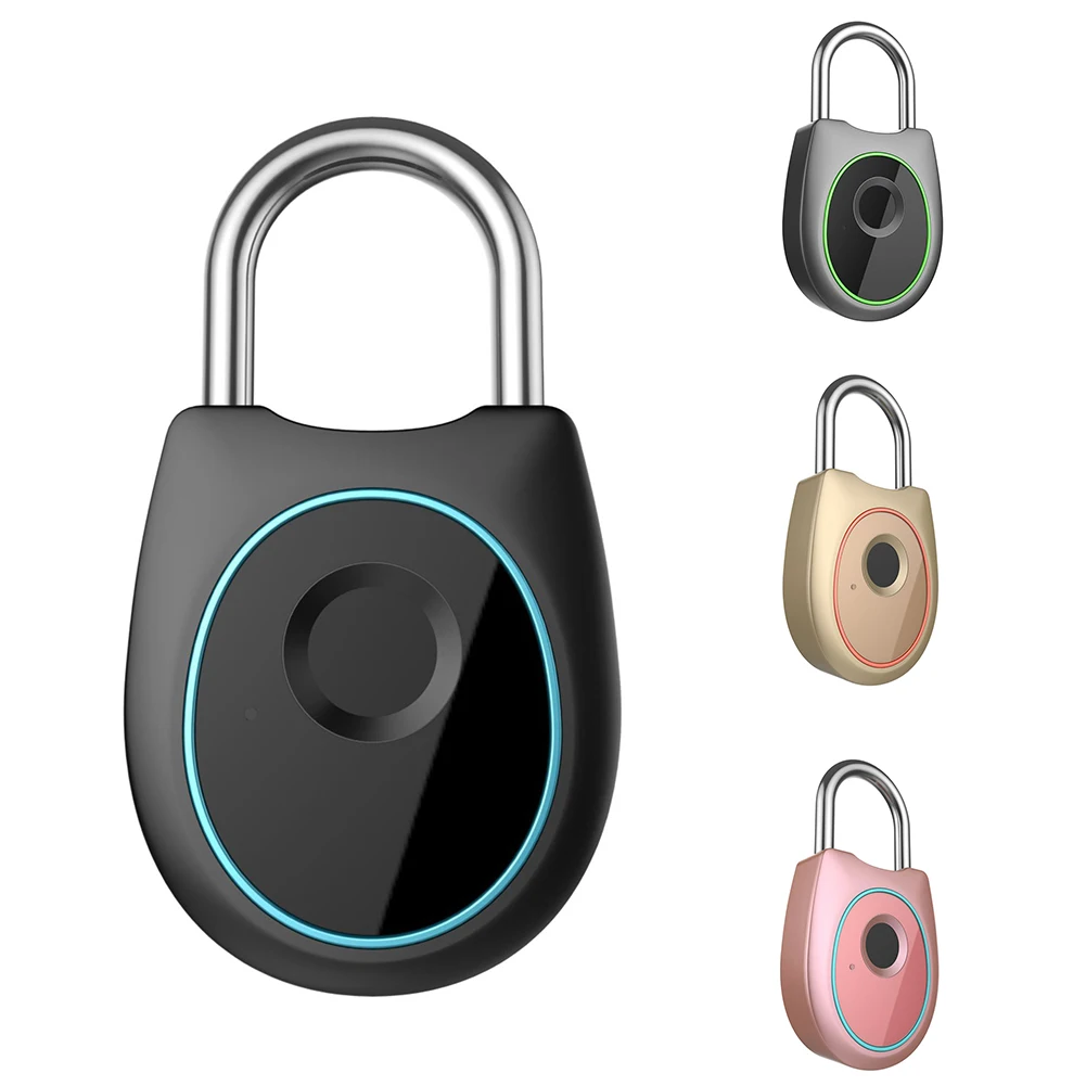 Bluetooth разблокировка перезаряжаемый Умный Замок без ключа отпечаток пальца