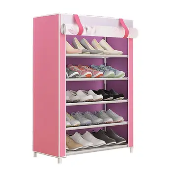 

Multi-layer shoemaker non-woven household shoes storage storage box easy to install shoe cabinet support to save space