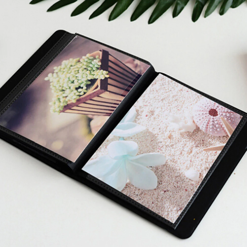 64 Pockets 5 Inch Mini Films Photo Book Album Quicksand Beads For Camera Name Card Holder