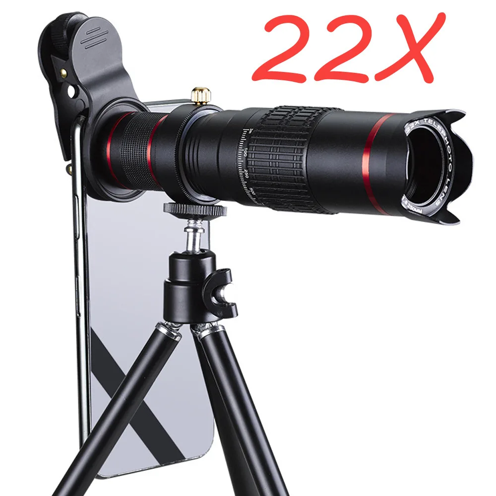 

High-End Metal High-definition Glass 22 Times Mobile Phone Telephoto Lens Mobile Phone Lens Binoculars