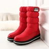 Fashion women winter antislip platform shoes Warm plush slip-on femmes boots Comfort round toe ladies snow bottines Plus size ► Photo 2/6