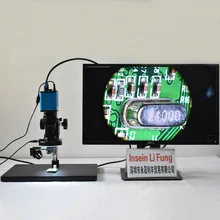 Full HD 1080P sony сенсор 2D 3D промышленный видео микроскоп U диск хранения HDMI Лупа обнаружения электронных компонентов