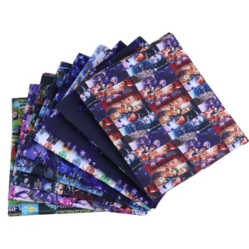 

50*140cm Cartoons pattern Polyester cotton Fabric Patchwor Printed for Tissue Kids Home Textile for Sewing Doll Dress Curtain